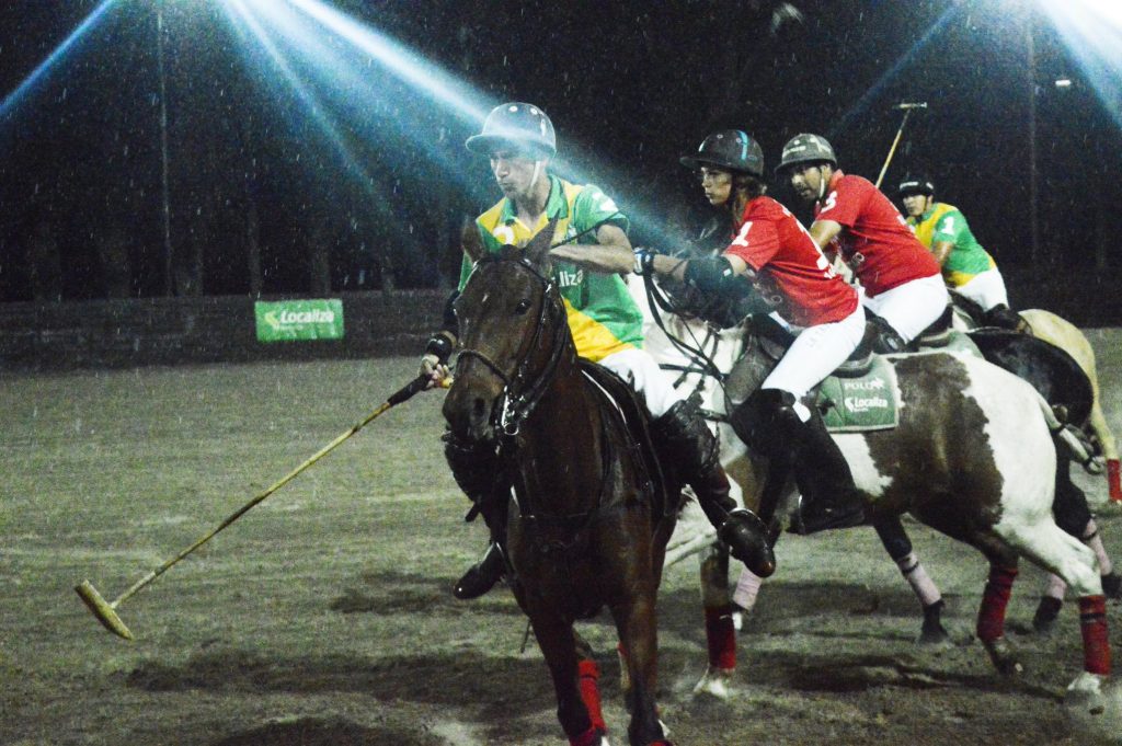 arena polo at night